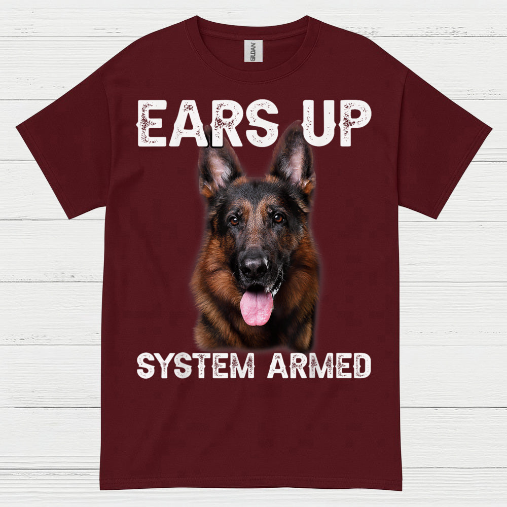 Alert Mode German Shepherd T Shirt