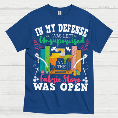 Fabric Store Humor Sewing T Shirt