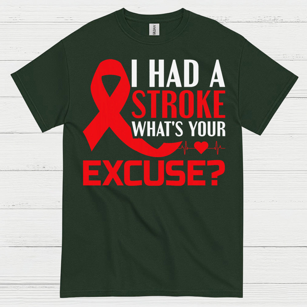 I Had A Stroke Whats Your Excuse Awareness T Shirt