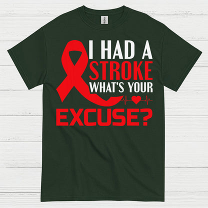 I Had A Stroke Whats Your Excuse Awareness T Shirt
