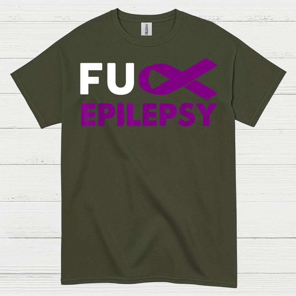 Fight Epilepsy Bold Statement T Shirt