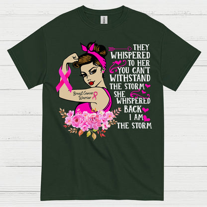 Breast Cancer Warrior Strong Woman T Shirt
