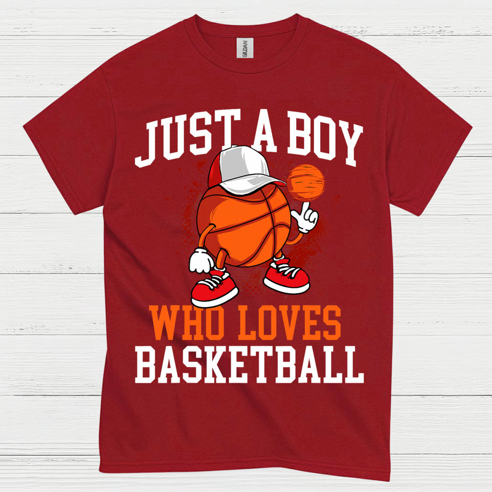 Just A Boy Who Loves Basketball T Shirt