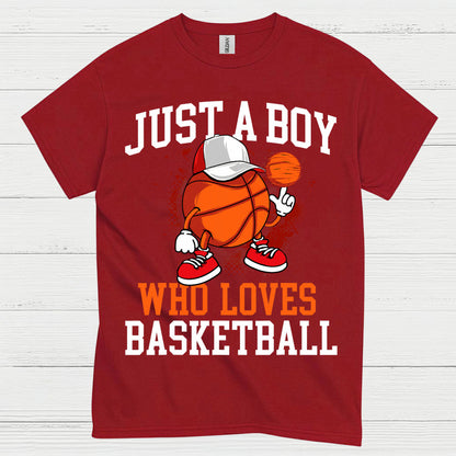 Just A Boy Who Loves Basketball T Shirt