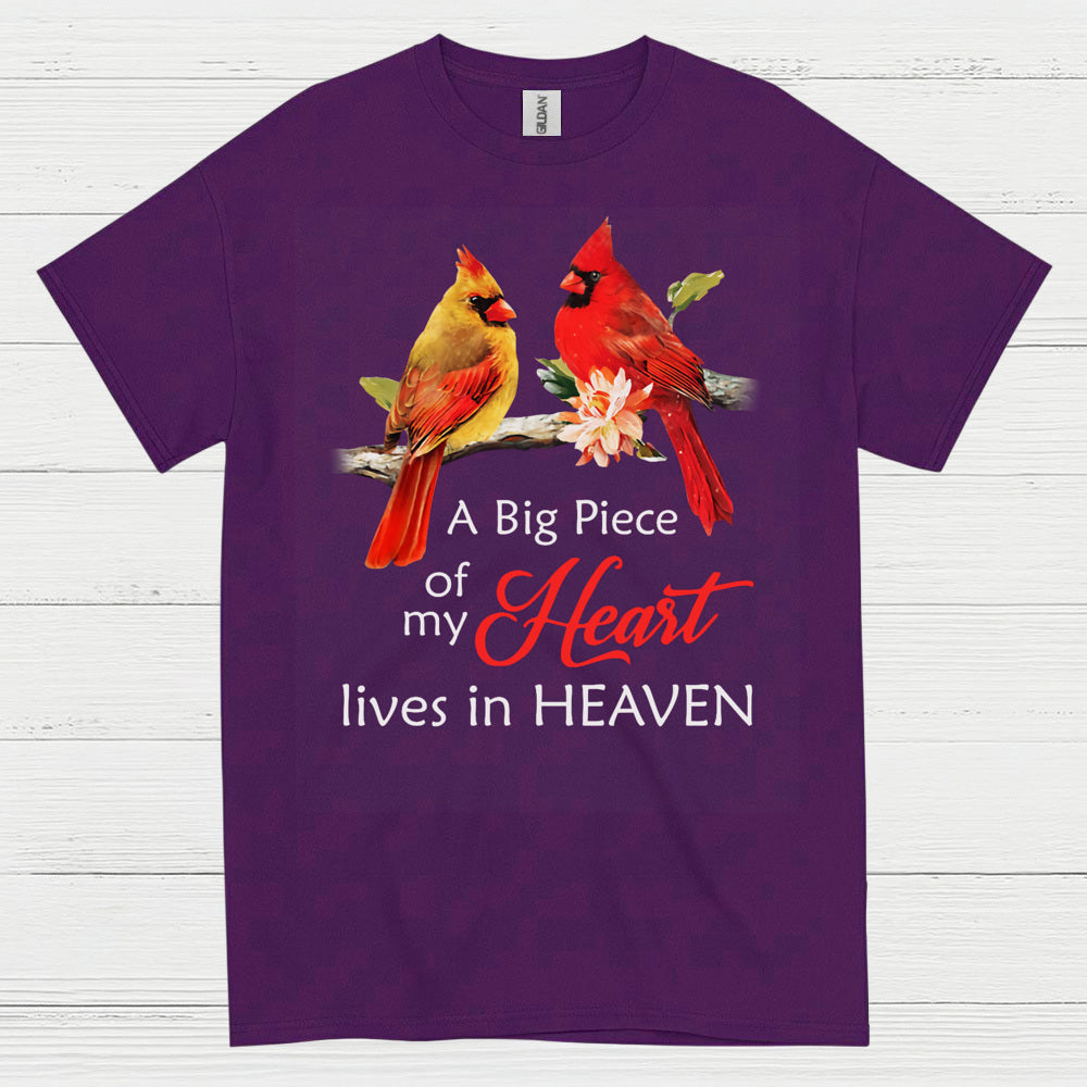 A Big Piece Of My Heart Lives In Heaven T Shirt