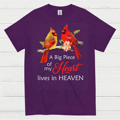 A Big Piece Of My Heart Lives In Heaven T Shirt