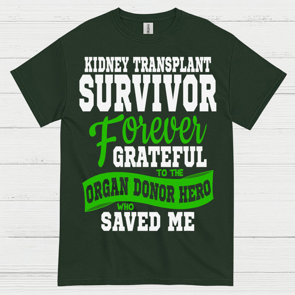 Kidney Transplant Survivor Grateful Hero T Shirt