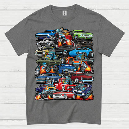 Classic Muscle Cars Collection T Shirt