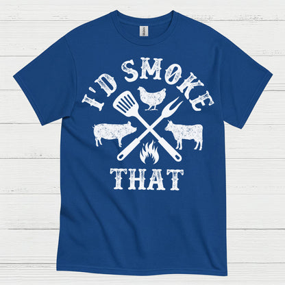 Id Smoke That BBQ Grilling T Shirt