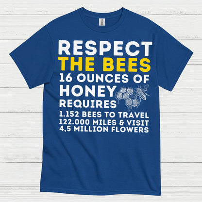 Respect The Bees Honey Lover T Shirt