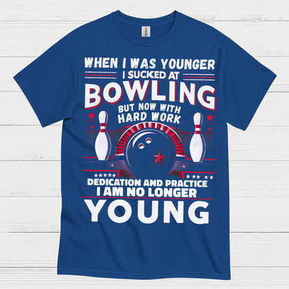 Bowling No Longer Young Funny T Shirt