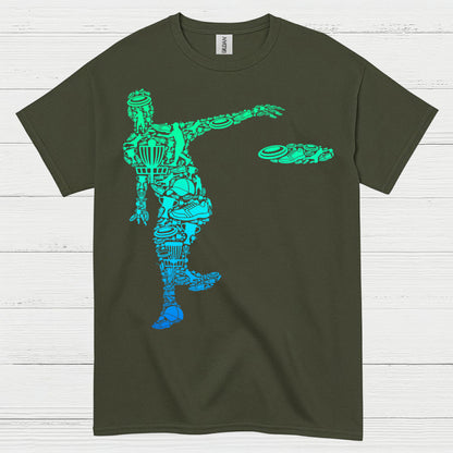 Disc Golf Throw Motion Graphic T Shirt