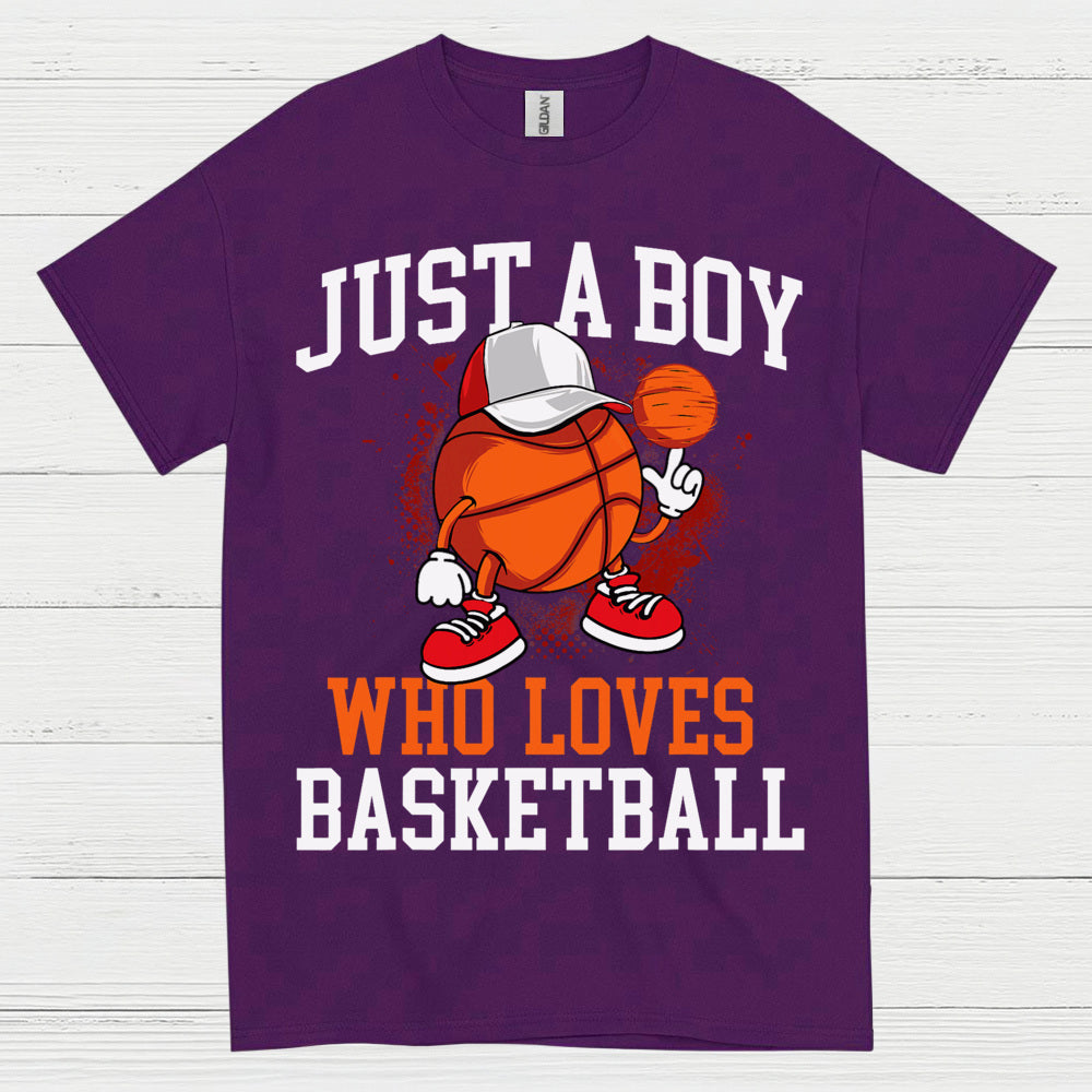 Just A Boy Who Loves Basketball T Shirt