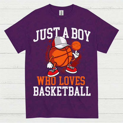 Just A Boy Who Loves Basketball T Shirt