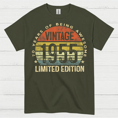 Vintage 1955 Limited Edition Birthday T Shirt