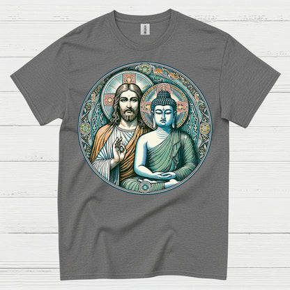 Jesus Buddha Harmony Spiritual T Shirt
