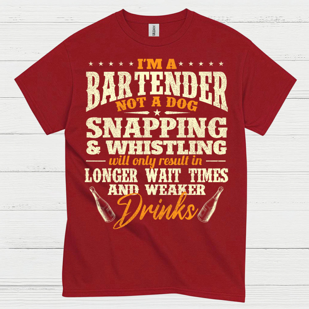 Im A Bartender Not A Dog T Shirt