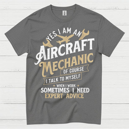 Funny Aircraft Mechanic Expert Advice T Shirt