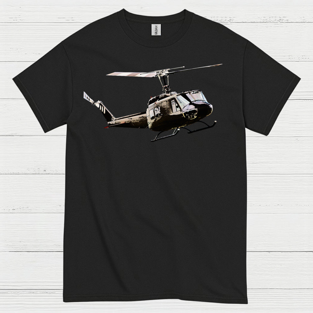 UH-1 Huey Classic Military Helicopter T Shirt