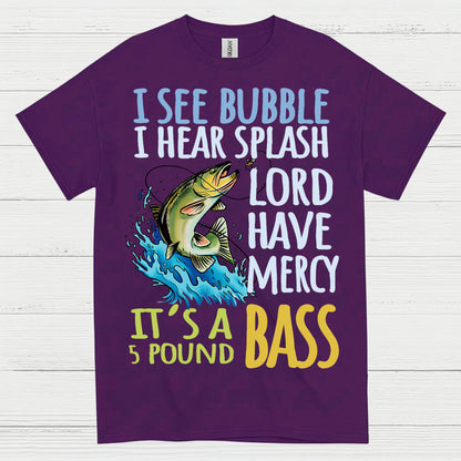 5 Pound Bass Fishing T Shirt