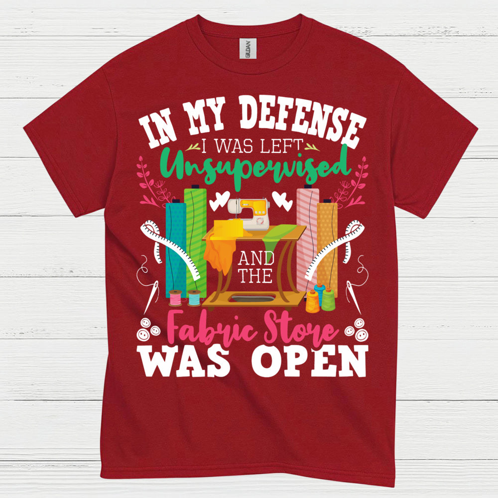 Fabric Store Humor Sewing T Shirt