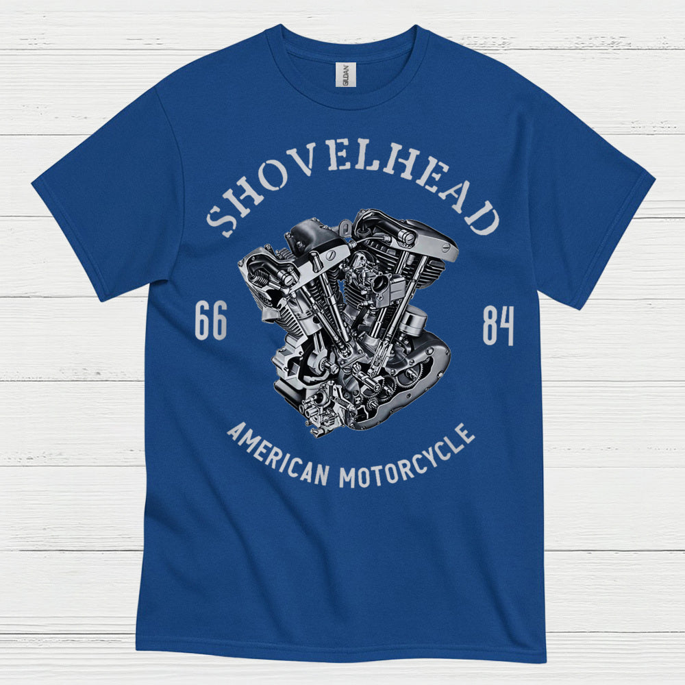 Shovelhead American Motorcycle Engine T Shirt