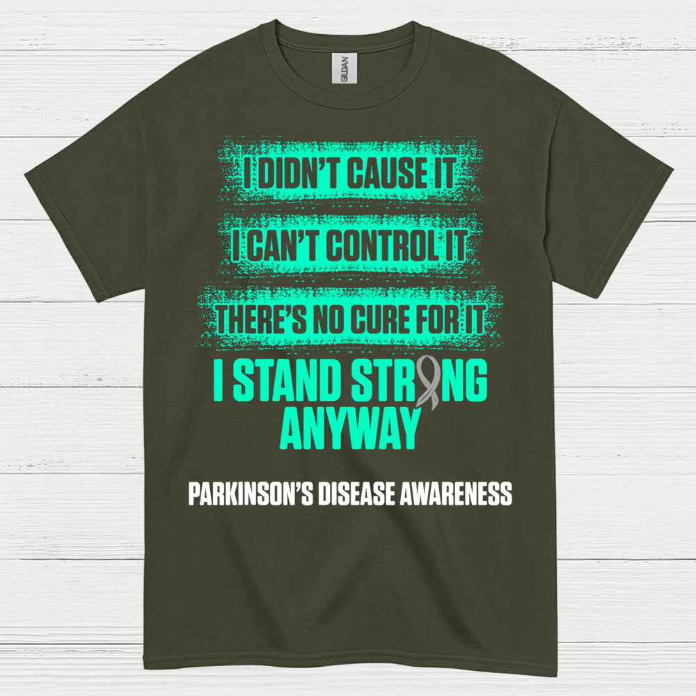 I Stand Strong Parkinson’s Awareness T Shirt