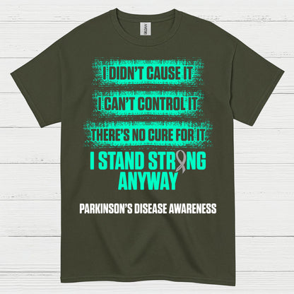 I Stand Strong Parkinson’s Awareness T Shirt