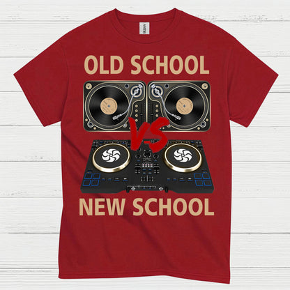 Old School New School DJ T Shirt