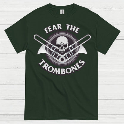 Fear The Trombones Skull T Shirt