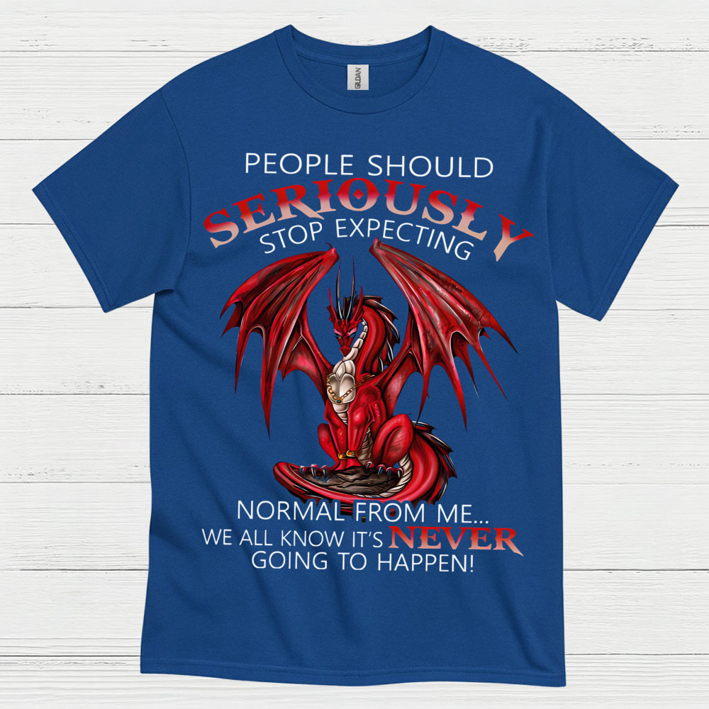 Stop Expecting Normal Dragon T Shirt