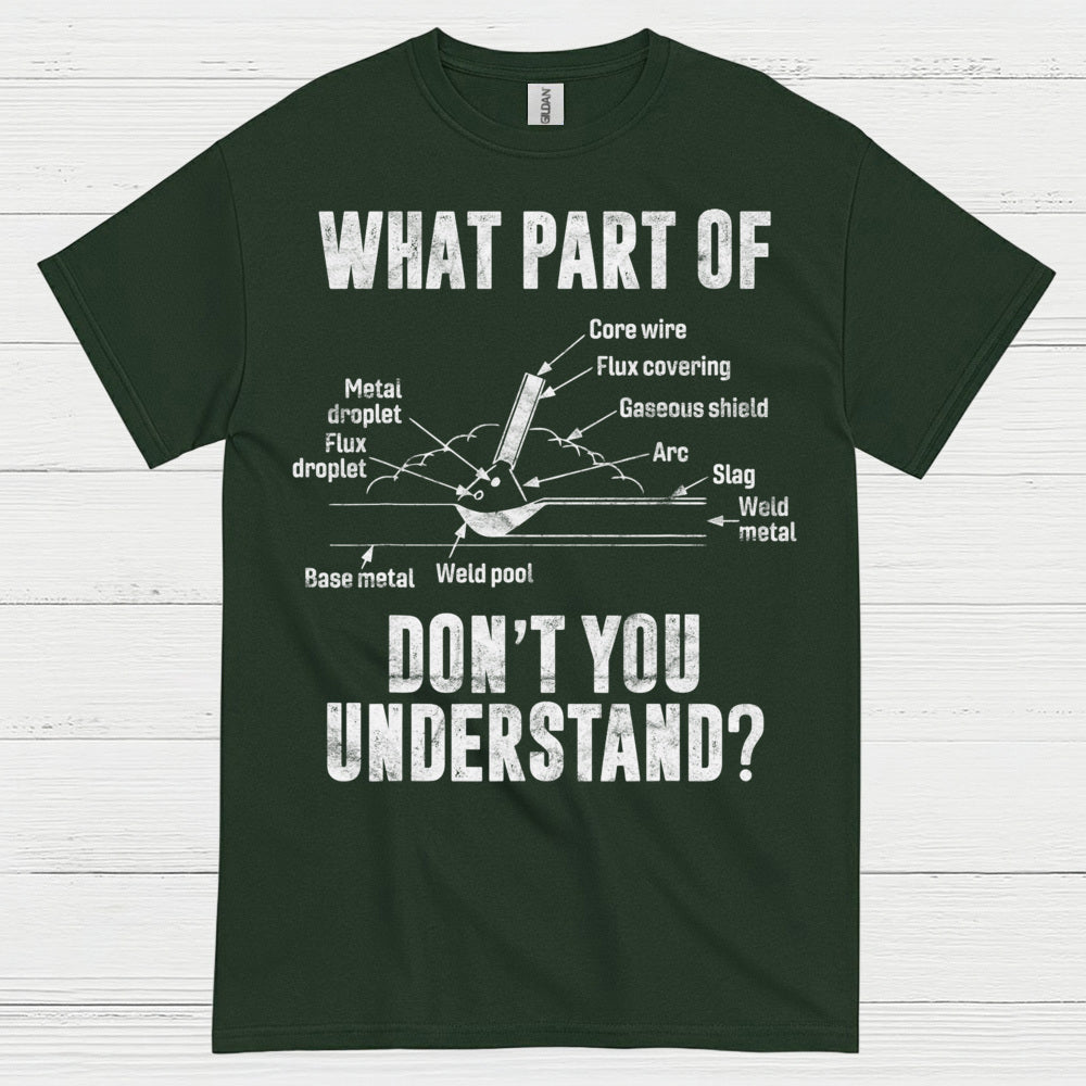 What Part Of Welding Diagram T Shirt