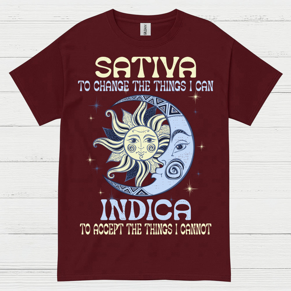 Sativa To Change The Things I Can Indica T Shirt