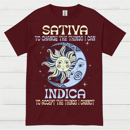 Sativa To Change The Things I Can Indica T Shirt