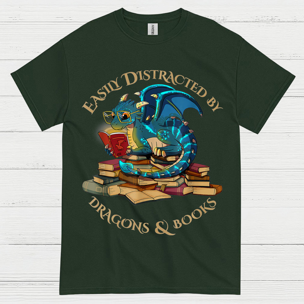 Dragons And Books T Shirt