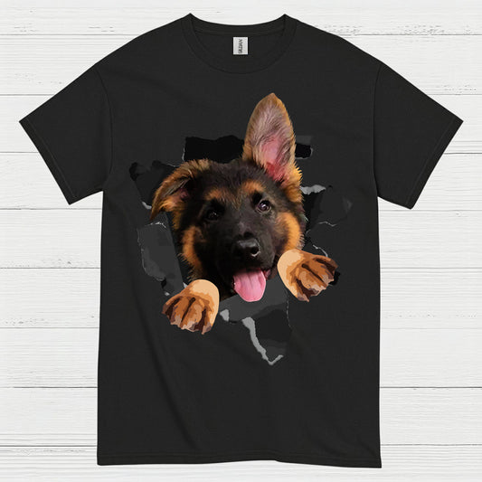 Playful German Shepherd Puppy T Shirt