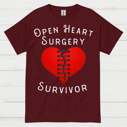 Open Heart Surgery Survivor T Shirt