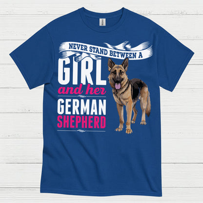 Girl And Her Shepherd T Shirt