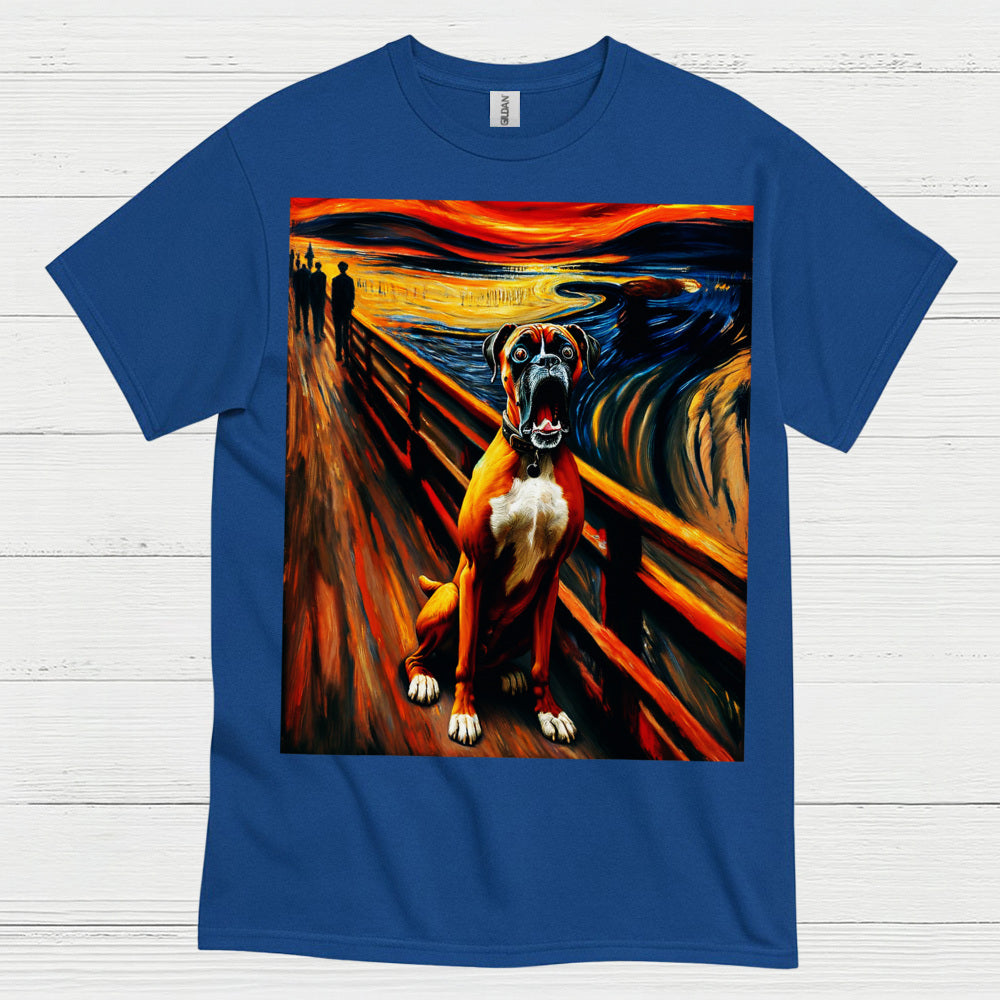 Expression Art Boxer Dog T Shirt