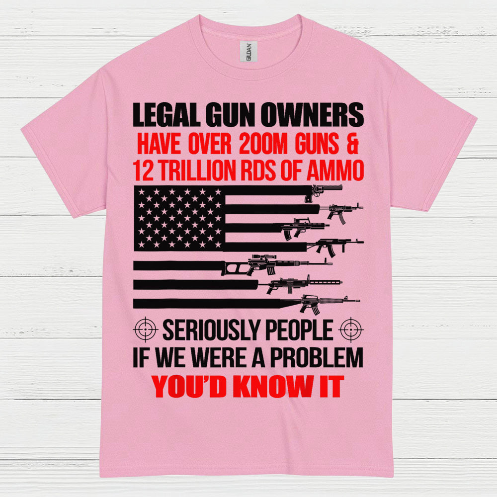 Legal Gun Owners Patriotic Second Amendment T Shirt