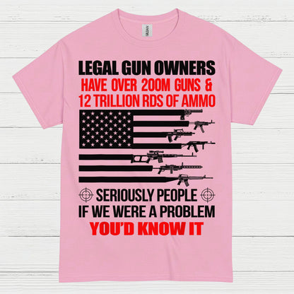 Legal Gun Owners Patriotic Second Amendment T Shirt