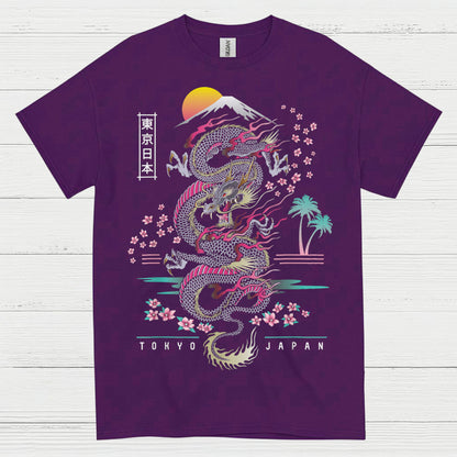 Rising Sun Tokyo Dragon T Shirt
