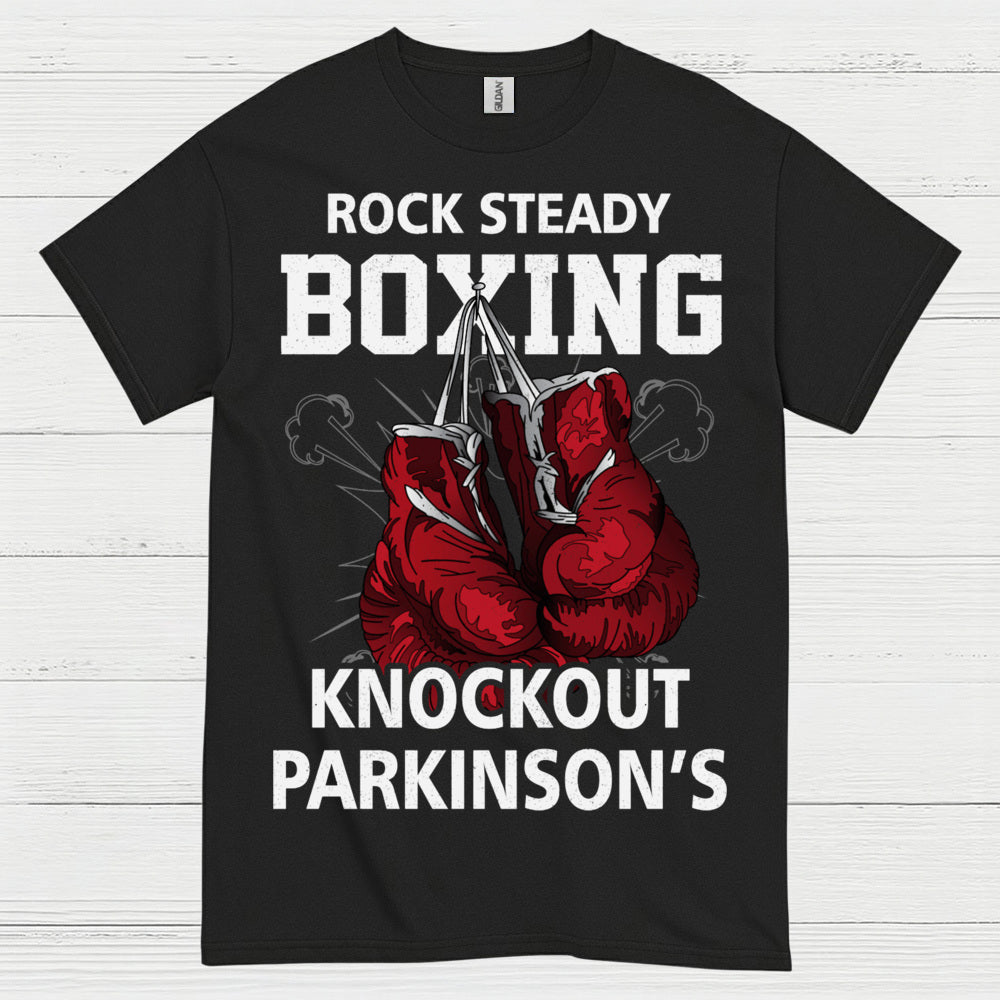 Rock Steady Boxing Knockout Parkinsons T Shirt