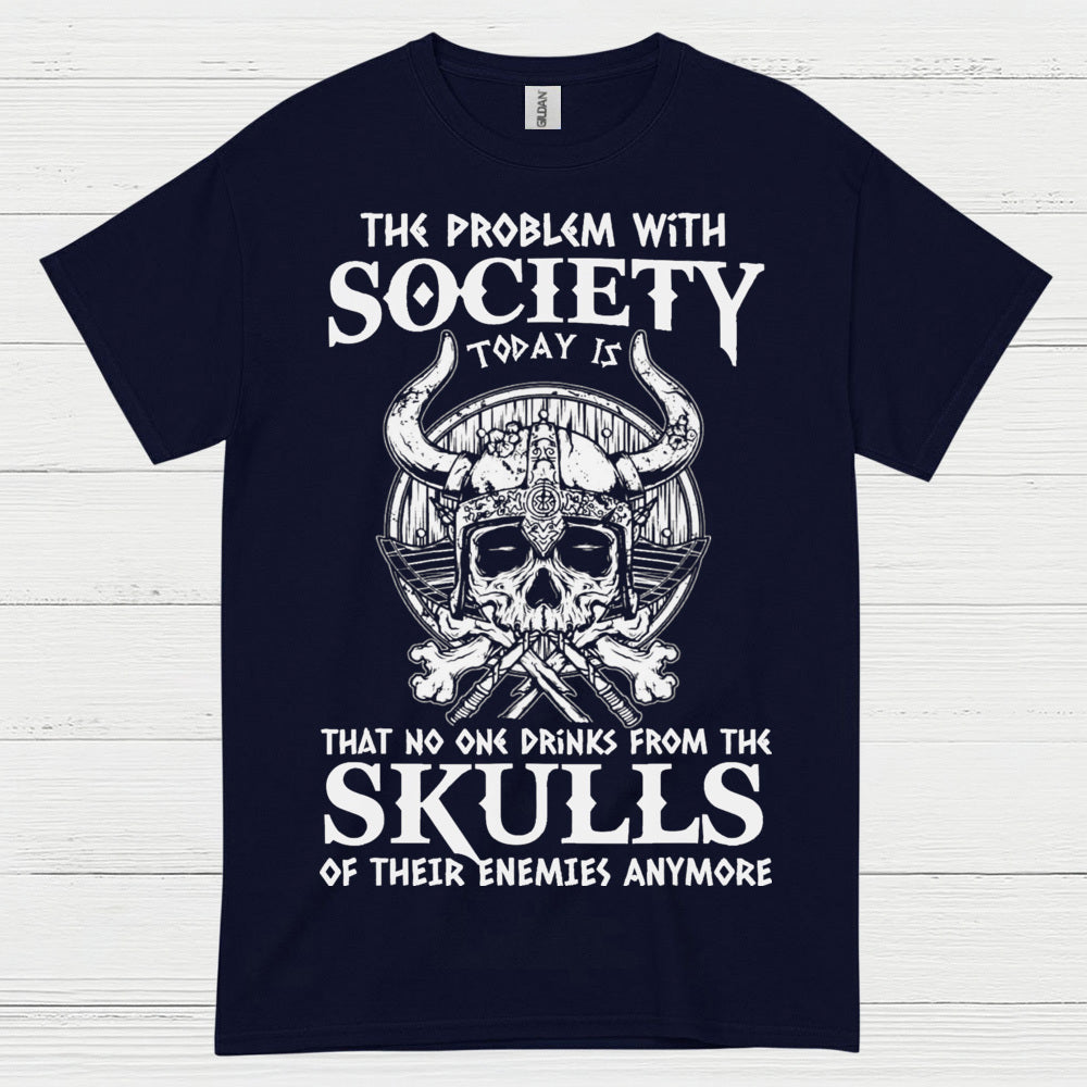 Skulls of Their Enemies Viking T Shirt