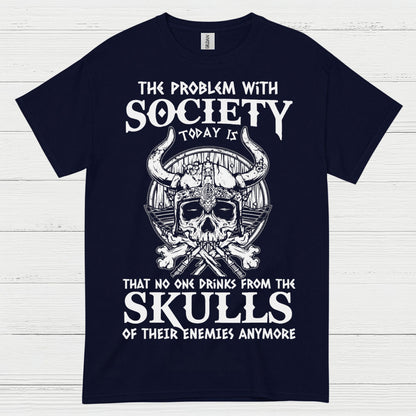 Skulls of Their Enemies Viking T Shirt