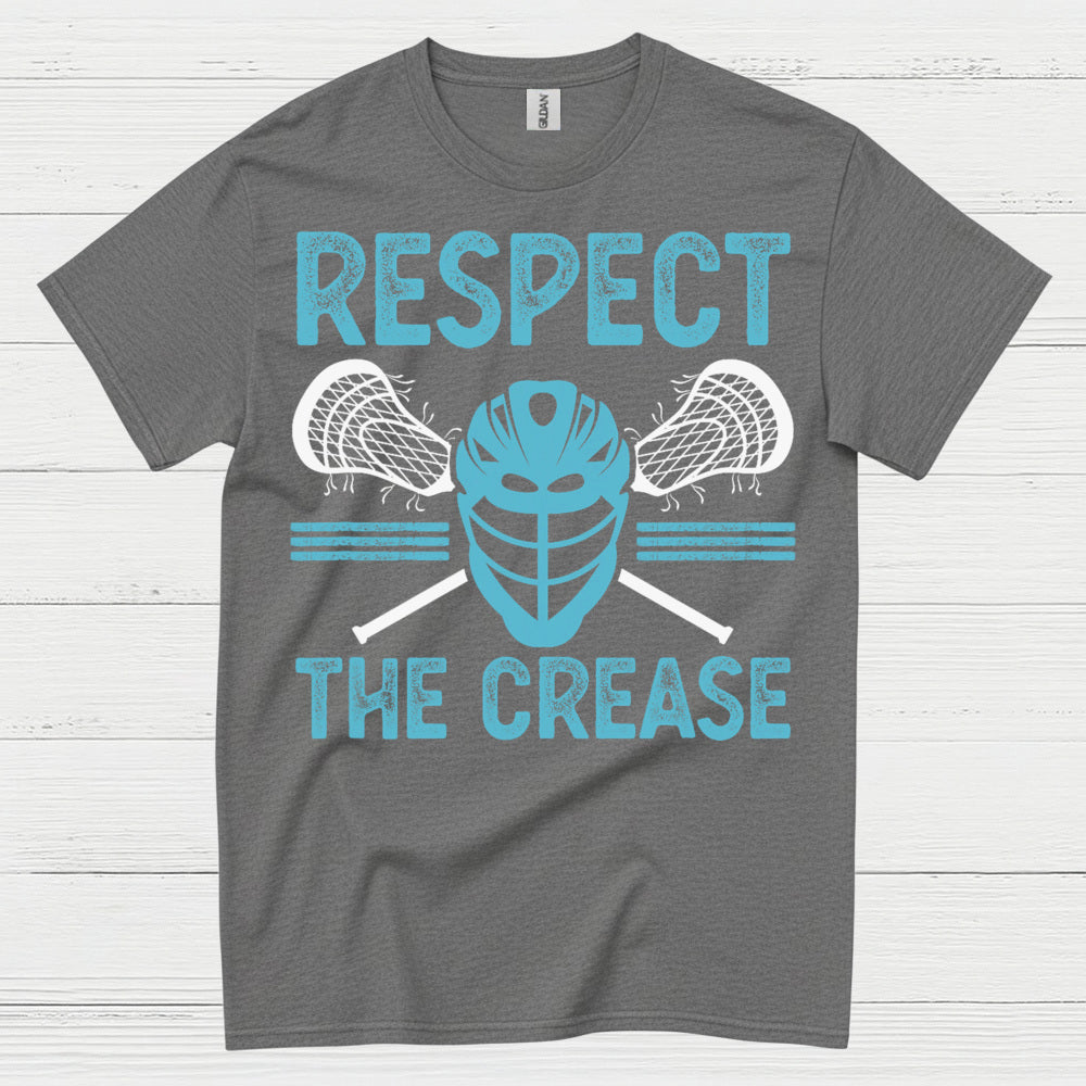 Respect The Crease Lacrosse T Shirt