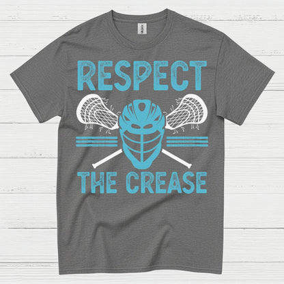 Respect The Crease Lacrosse T Shirt