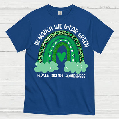 Kidney Disease Awareness Wear Green March T Shirt