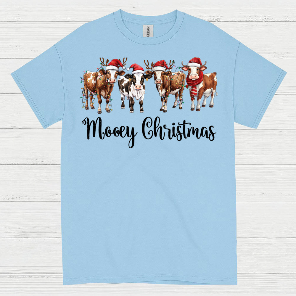 Mooey Christmas Cow T Shirt