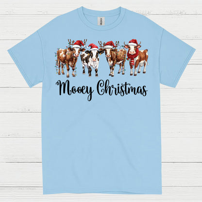 Mooey Christmas Cow T Shirt